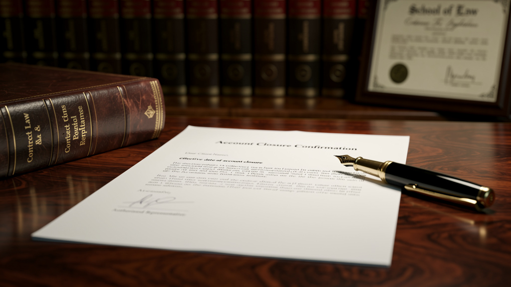 Lettre de cloture de compte un modèle pour vous inspirer
